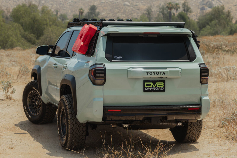 Toyota 4Runner Exterior Window Molle - Driver Side - DV8 Offroad - For DV8 Roof Rack - Black Powder Coated - `25-`26
